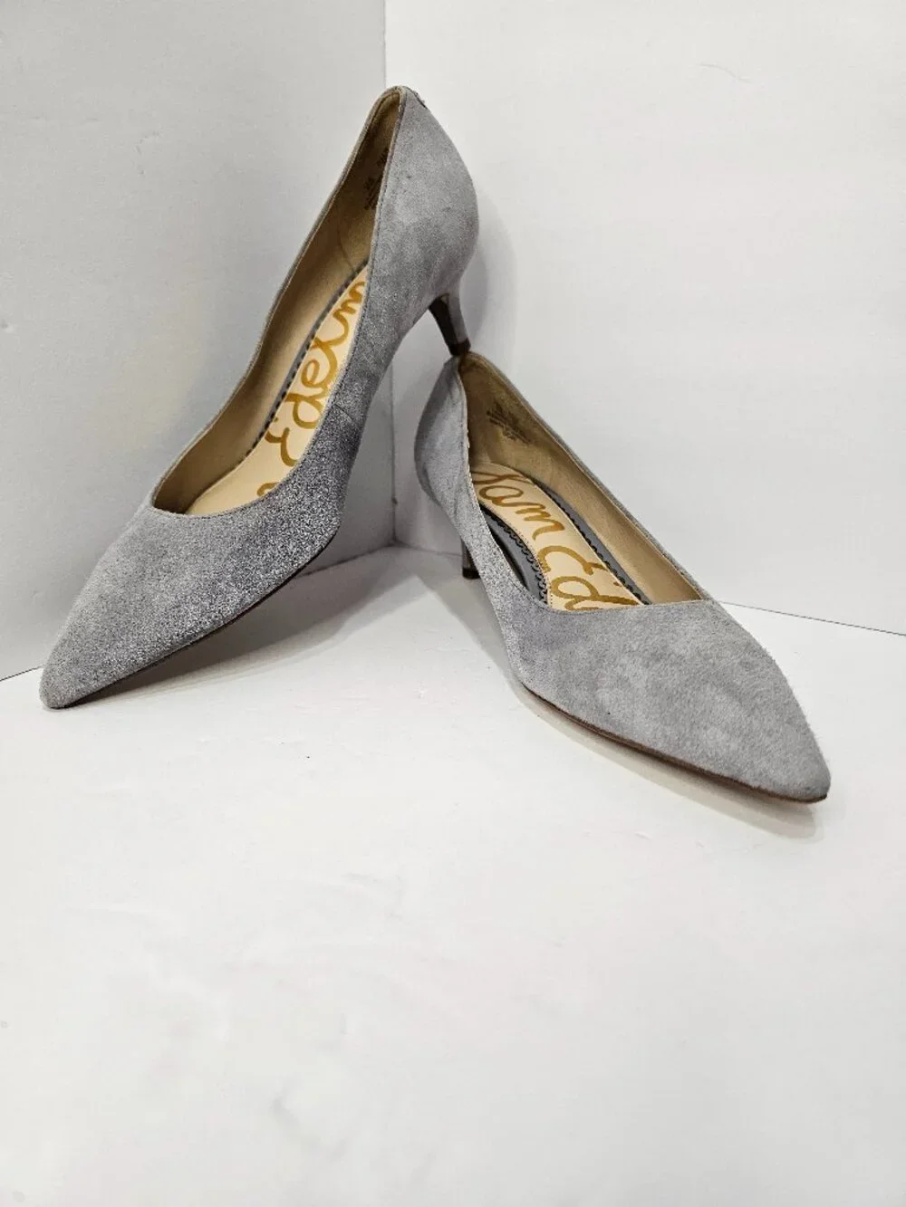 SAM EDELMAN  designer / Color Grey / Made of Suede / 2inch - heel